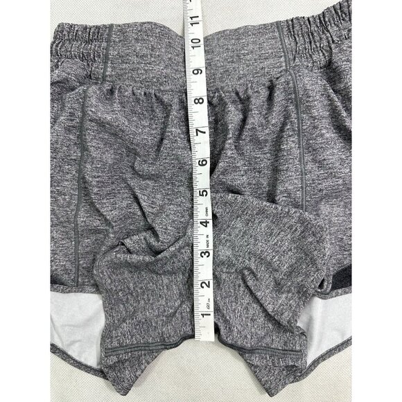 Lululemon Hotty Hot Short II 4" Heathered Lux Multi Black Womens 4 EUC - Picture 6 of 12